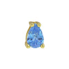 Pear Shaped Constellation Birthstone Copper Pendant Accessories With Electroplating