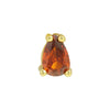 Pear Shaped Constellation Birthstone Copper Pendant Accessories With Electroplating