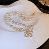 Pearl Alloy Handmade Flower Ball Chain Necklace
