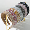 Pearl And Diamond Hair Band Baroque And Geometric Style Women's Hair Accessories