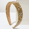 Pearl And Diamond Hair Band Baroque And Geometric Style Women's Hair Accessories