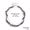 Pearl Beaded Necklace With Geometric Design And Electroplating Treatment For Women