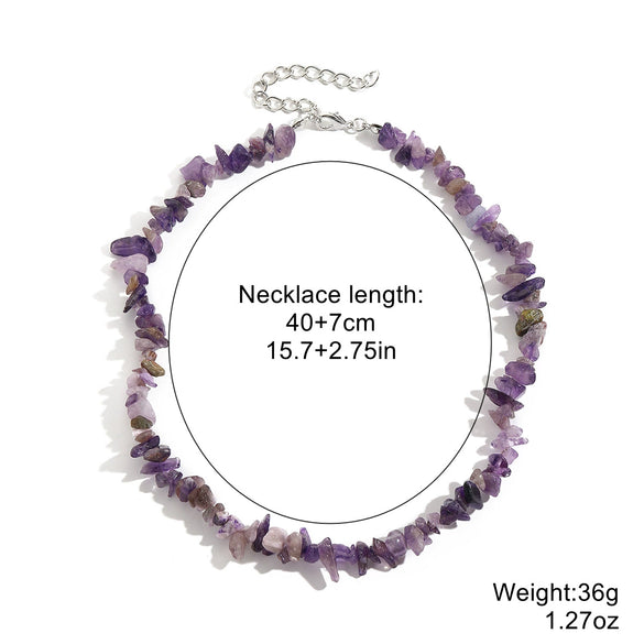 Pearl Beaded Necklace With Geometric Design And Electroplating Treatment For Women