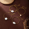 Pearl Bracelet Imitation Pearls Geometric Style Electroplating Unisex
