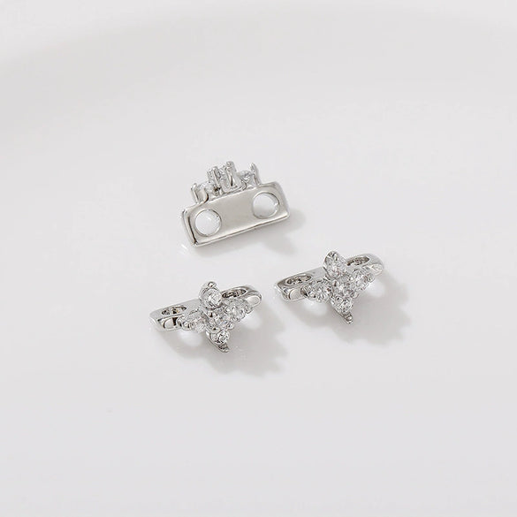 Pearl Bracelet Necklace Spacer Accessories Zinc Alloy Handmade With Totem Pattern And Electroplating Process