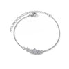 Pearl Bracelet Stainless Steel Geometric Inlaid Zircon Set With Diamonds Hand Jewelry