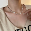 Pearl Bracelet Titanium Steel Geometric Electroplating Light Luxury Women's