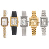 Pearl Bracelet Women's Mechanical And Quartz Watch Alloy Strap Metal Case Rectangle Dial Luxury Wristwatch