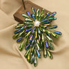 Pearl Brooch Sea Bamboo Tassel Flower Retro Style Fruit Shape Electroplated