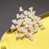 Pearl Brooch Sea Bamboo Tassel Flower Retro Style Fruit Shape Electroplated