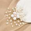 Pearl Brooch Sea Bamboo Tassel Flower Retro Style Fruit Shape Electroplated