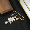 Pearl Brooch Women Original Light Luxury Electroplated Fashion Pin Accessories
