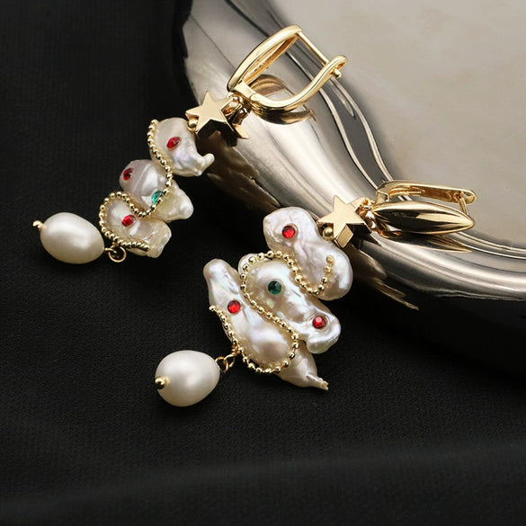 Pearl Brooch Women Original Light Luxury Electroplated Fashion Pin Accessories