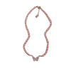 Pearl Butterfly Retro Natural Style Real Gold Plated Micro Inlaid Zircon Necklace