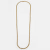 Pearl Chain Stainless Steel Geometric Minimalist Electroplating Pendant Chain