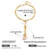 Pearl Clavicle Chain Necklace Stacking Yshaped Electroplated Jewelry For Women