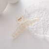 Pearl Clip Headwear Acrylic Geometric Women's Electroplating Hair Jewelry