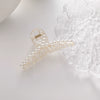 Pearl Clip Headwear Acrylic Geometric Women's Electroplating Hair Jewelry