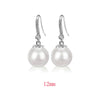 Pearl Drop Shape Copper Earrings Light Luxury Small Fresh Style