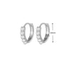Pearl Ear Buckle Earrings Ecofriendly Brass Letters Numbers Text Pattern Electroplating Real Gold Plating Niche Style Women's