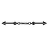 Pearl Ear Chain Fivepointed Star Ear Bone Stud Stainless Steel Geometric Style Electroplated Jewelry