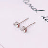 Pearl Earrings And Earrings Tray S925 Silver Needle 18K Gold Plated With Copper Parts Diy Cross Needle Electroplating