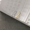 Pearl Earrings Copper Material Lines Pattern Electroplating Diy Accessories