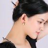 Pearl Earrings Copper Material Niche Style Electroplating Jewelry