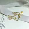 Pearl Earrings Freshwater Pearl Geometric Round Shape Women's Style