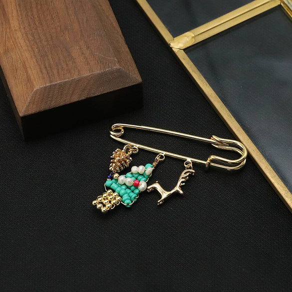 Pearl Earrings Handmade Vintage Baroque Style For Women
