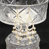 Pearl Earrings Retro Geometric Constellation Electroplating Jewelry For Women