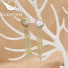 Pearl Earrings Retro Geometric Constellation Electroplating Jewelry For Women