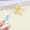 Pearl Flower Duckbill Hair Clip Plant Flowers Style Baking Paint Process Women's Hair Accessory