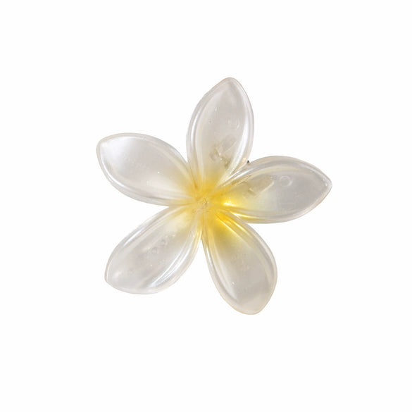 Pearl Flower Duckbill Hair Clip Plant Flowers Style Baking Paint Process Women's Hair Accessory