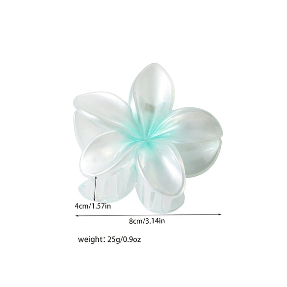 Pearl Flower Hair Clip Baking Varnish Women's Plant Flowers Style
