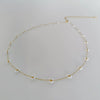 Pearl Flower Titanium Steel Necklace Waist Chain Anklet Set Goldplated Stainless Steel Color Preservation Twist Chain