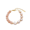 Pearl Geometric Bracelet Manual Design For Women