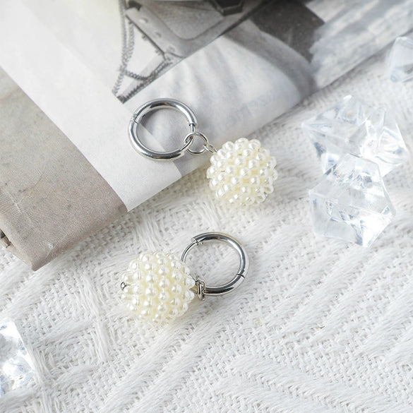 Pearl Geometric Retro Earrings For Women