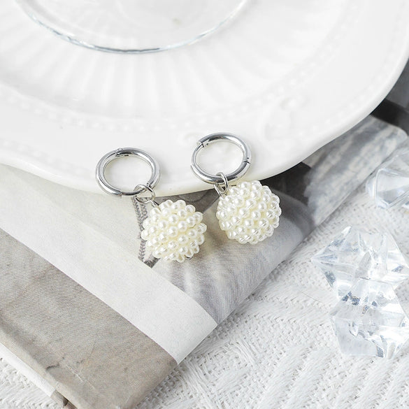 Pearl Geometric Retro Earrings For Women