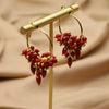 Pearl Geometric Retro Electroplated Earrings Highend Light Luxury Jewelry Wholesale
