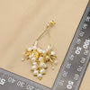 Pearl Geometric Retro Electroplated Earrings Highend Light Luxury Jewelry Wholesale