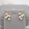 Pearl Geometric Style Handmade Women's Midlength Earrings