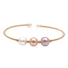 Pearl Geometric Woven Bracelet