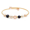 Pearl Geometric Woven Bracelet