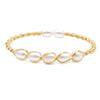 Pearl Geometric Woven Bracelet