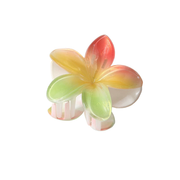 Pearl Gradient Egg Flower Grab Clip Hairpin Baking Paint Fashion Women's Accessories