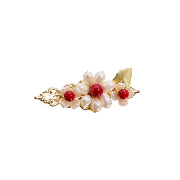 Pearl Hairpin Electroplated Exquisite Niche High Grade Female Hair Accessory