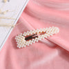 Pearl Hairpin Handmade Minimalist Geometric Side Clip Hair Accessory For Women