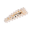 Pearl Hairpin Handmade Minimalist Geometric Side Clip Hair Accessory For Women