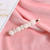 Pearl Hairpin Handmade Minimalist Geometric Side Clip Hair Accessory For Women
